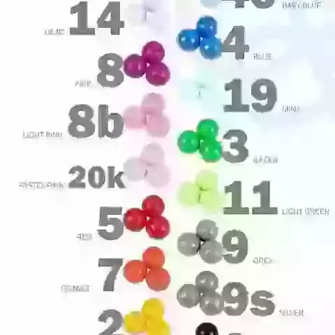 Extra Balls 7cm Pick your own colours & amount